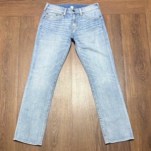🔥🔥🔥True Religion Blue Straight Jeans Classic Light Wash Size: 34W🔥🔥🔥 - Picture 1 of 11